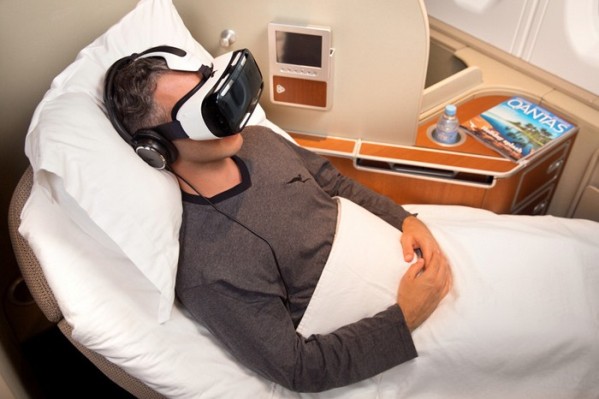 Qantas passengers will dip into virtual reality
